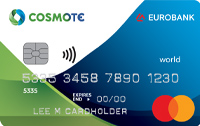 Πιστωτική κάρτα COSMOTE World Mastercard image