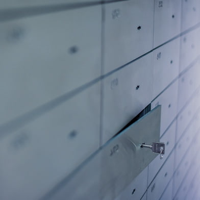 Safe deposit boxes